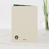 Beveridge Scottie Dog & Tartan Personalized  カード (裏面)