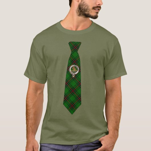 Beveridge Scottish Badge & Tartan Necktie Tシャツ (正面)