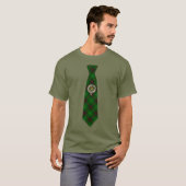 Beveridge Scottish Badge & Tartan Necktie Tシャツ (正面フル)