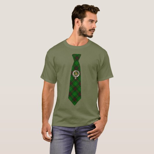 Beveridge Scottish Badge & Tartan Necktie Tシャツ (正面フル)