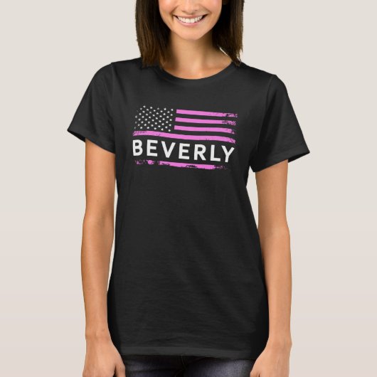 BEVERLY AMERICAN FLAG FOR BEVERLY Tシャツ (正面)