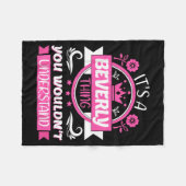 Beverly Name _ It's A Beverly Thing _ Beverly フリースブランケット (正面(横))