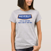 Beverly Try It They Said 女性 Tシャツ (正面)