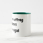 Bevor i mi uffreg...... ツートーンマグカップ (中央)