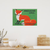 Beware Foxes Carry Rabies - Matchbox Print ポスター (キッチン)