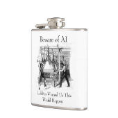 Beware of AI - Luddites Warned Us フラスク (左)