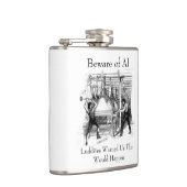 Beware of AI - Luddites Warned Us フラスク (右)