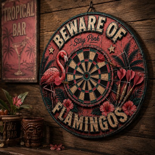Beware of Flamingos ダーツボード
