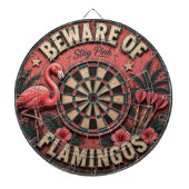 Beware of Flamingos ダーツボード (正面)