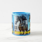 Beware of Greeks bearing gifts ツートーンマグカップ (中央)