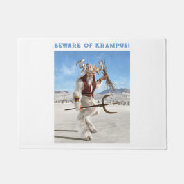 Beware of Krampus! ドアマット