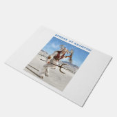 Beware of Krampus! ドアマット (アングル)