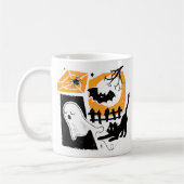 Beware of the cat! コーヒーマグカップ (左)