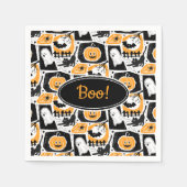 Beware of the cat! スタンダードカクテルナプキン (正面)