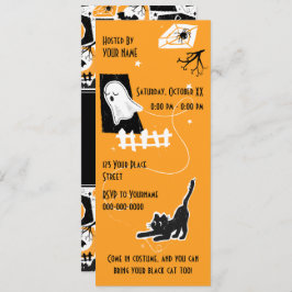 Beware of the cat! 招待状