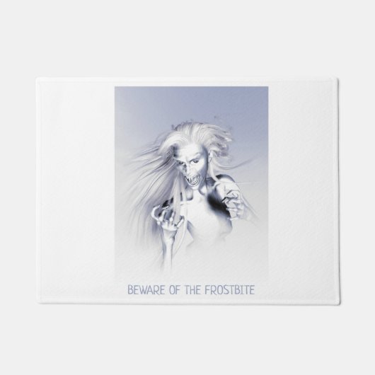Beware of the Frostbite. Ice vampire ドアマット (正面)