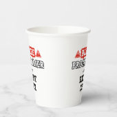 Beware: Programmer Powered By Energy Drink | Coder 紙コップ (左)