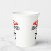 Beware: Programmer Powered By Energy Drink | Coder 紙コップ (右)