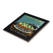 Beware the Chives of Starch – Funny Foodie Cartoon タイル (側面)