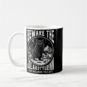 Beware The Jolakotturinn Yule Cat Icelandic Christ コーヒーマグカップ (左)