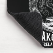 Beware The Jolakotturinn Yule Cat Icelandic Christ マウスパッド (コーナー)