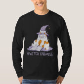 Bewitch Enemies Magic Cat Witch Saying Witchcraft Tシャツ (正面)