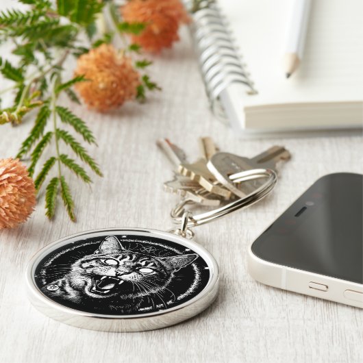 Bewitched Tabby キーホルダー (側面)