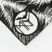 Bewitched Tabby フリースブランケット (角)