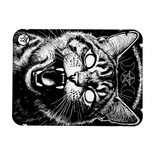 Bewitched Tabby マグネット (横)