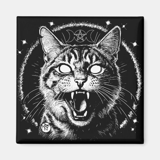 Bewitched Tabby マグネット (正面)