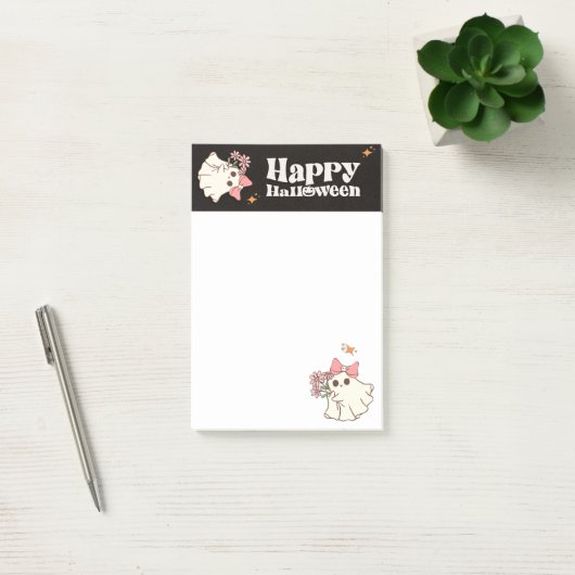 Bewitching Blooms — Halloween with Heart ポストイット (オフィス)