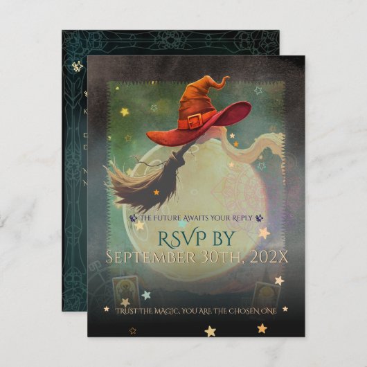 Bewitching Night Celestial Halloween RSVP (正面/裏面)