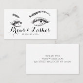 Bework & Ailash Extensionsサロン 名刺 (正面/裏面)