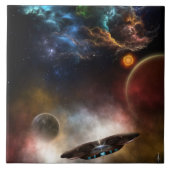 Beyond宇宙&タイムフラクタルアート タイル (正面)