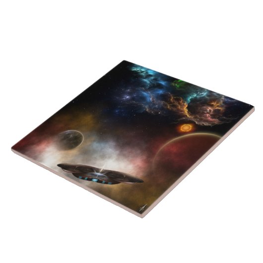 Beyond宇宙&タイムフラクタルアート タイル (側面)