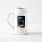 Beyond宇宙&タイムフラクタルアート ビールジョッキ (左)