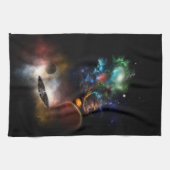 Beyond宇宙&タイムフラクタルアートII Spacescape キッチンタオル (横)