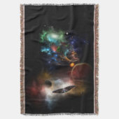 Beyond宇宙&タイムフラクタルアートII Spacescape スローブランケット (正面縦)