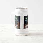 Beyond宇宙&タイムフラクタルアートII Spacescape ビールジョッキ (正面左)