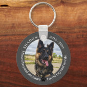Beyond 恋しく思 Measurement Pet Memorial Keychain キーホルダー (正面)