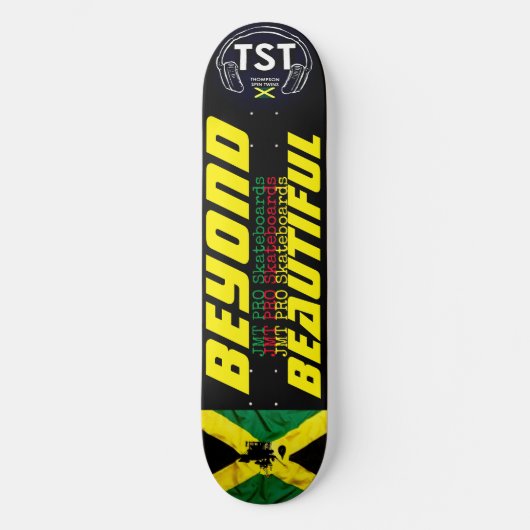 BEYOND BEAUTIFUL 8 1/2"スケートボードデッキ スケートボード (正面)