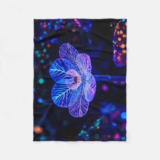 Beyond Blaque Light フリースブランケット (正面)