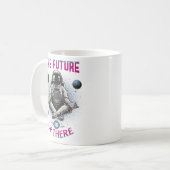 Beyond Boundaries：未来は上がっている – 宇宙飛行士 コーヒーマグカップ (正面左)