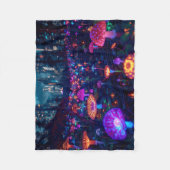 Beyond Glowfall Grove フリースブランケット (正面)