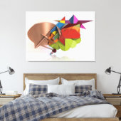 Beyond the Clouds キャンバスプリント (インサイチュ (寝室))