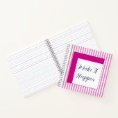 Beyond the Horizon Minimalist Inspirational Quote  ノートブック (内部)