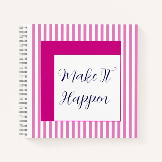 Beyond the Horizon Minimalist Inspirational Quote  ノートブック (正面)