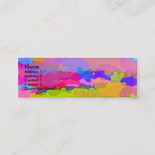 Beyond The Rainbowプロファイルカード スキニー名刺 (正面)