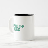 Beyond The Rows | 詳細データ分析の洞察 ツートーンマグカップ (正面左)