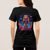 「Beyond the Stars:宇宙飛行士シルエットTシャツDe トライブレンドTシャツ (裏面)